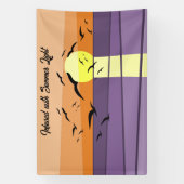 イベントタグラインスクリプトトップ・大型サンセットバナー 横断幕 (縦)