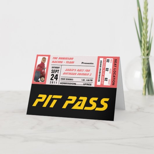 イベントチケット カード (正面)