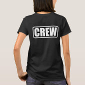 イベントチームスタッフ - クルーメンバー Tシャツ (裏面)