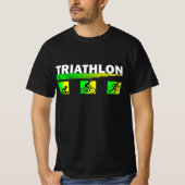 イベントトライアスロン/T-SHIRT/50-100/Swim、Bike 走, Tシャツ (正面)
