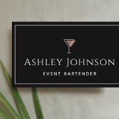 イベントバーテンダーカクテルアイコンソムリエクラシックー 名刺