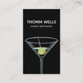 イベントバーテンダーマーティーニ名刺 名刺