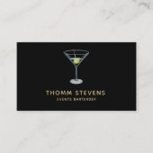 イベントバーテンダーマーティーニ名刺 名刺 (正面)
