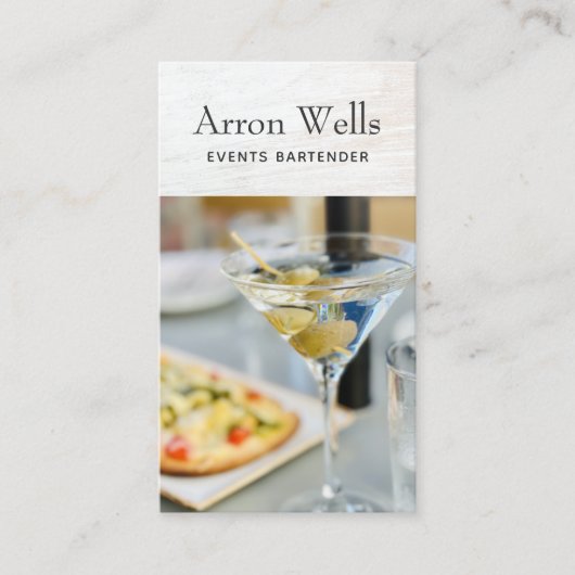 イベントバーテンダー名刺 名刺 (正面)