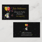 イベントパーティープランナーお祝いワイン 名刺 (正面/裏面)