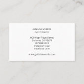 イベントパーティープランナーバルーン及び紙吹雪 名刺 (裏面)