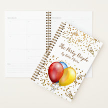 イベントパーティープランナーバルーン及び金ゴールド紙吹雪