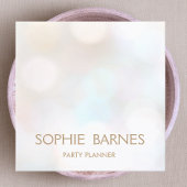 イベントパーティープランナー微妙な虹色《写真》ぼけ味 スクエア名刺