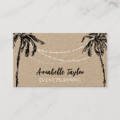 イベントパーティープランナー熱帯性 名刺 (正面)