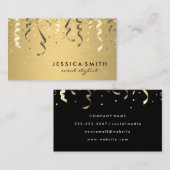 イベントパーティーポップパーと紙吹雪 名刺 (正面/裏面)