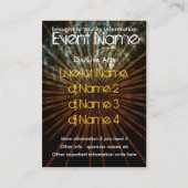 イベントパーティーミニフライヤー#001 名刺 (裏面)