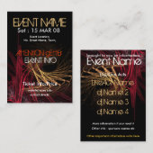 イベントパーティーミニフライヤー#003 名刺 (正面/裏面)