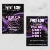 イベントパーティーミニフライヤー#007 名刺 (正面/裏面)