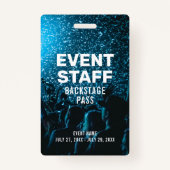 イベントフォトバックステージパスイベントスタッフIDバッジ バッジ (正面)