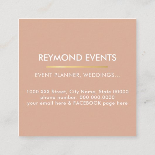 イベントフローラダスティバラ スクエア名刺 (裏面)