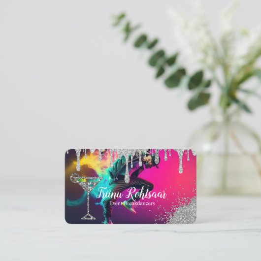 イベントブレイクダンサーパーティーショー 名刺 (スタンド正面)