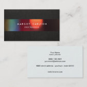 イベントプランナーとエンターテイメント 名刺 (正面/裏面)