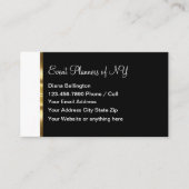 イベントプランナーのデザイン 名刺 (正面)