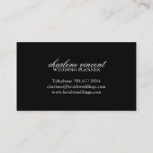 イベントプランナーの名刺 名刺 (裏面)