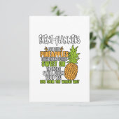 イベントプランナーはパイナップルのようだ。 サンキューカード (スタンド正面)