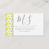 イベントプランナーエレガントフローラフローリスト 名刺 (裏面)