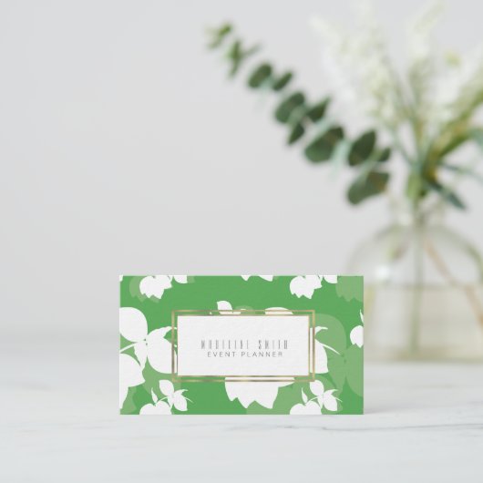 イベントプランナーエレガントフローラフローリストLemon Silo 名刺 (スタンド正面)