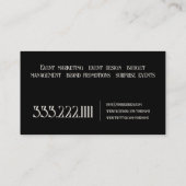 イベントプランナークリエイティブディレクターパーティーサービス 名刺 (裏面)