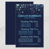 イベントプランナーサービスと料金 (正面/裏面)