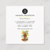 イベントプランナースクエアビジネスカード スクエア名刺 (裏面)