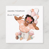 イベントプランナースクエアビジネスカード スクエア名刺 (正面)