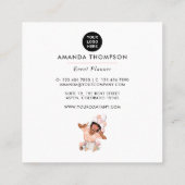 イベントプランナースクエアビジネスカード スクエア名刺 (裏面)