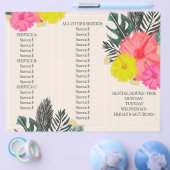 イベントプランナーデコレータ価格フローラパンフレット チラシ (シングル)