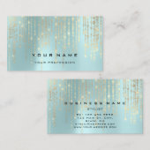 イベントプランナーパールDiamondウォーターアクア 名刺 (正面/裏面)
