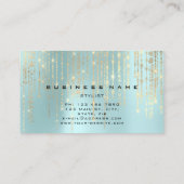 イベントプランナーパールDiamondウォーターアクア 名刺 (裏面)