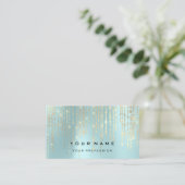 イベントプランナーパールDiamondウォーターアクア 名刺 (スタンド正面)