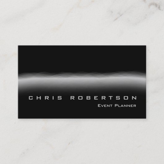イベントプランナーブラックグレートレンディー名刺 名刺 (正面)