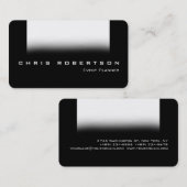 イベントプランナーブラックグレーホワイトトレンド名刺 名刺 (正面/裏面)