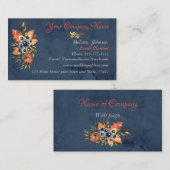 イベントプランナーブルーマーブル 名刺 (正面/裏面)