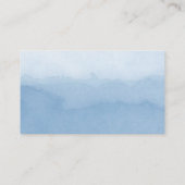 イベントプランナーブルー水彩名刺 名刺 (裏面)