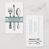 イベントプランナーリネン名刺 名刺 (正面/裏面)