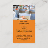 イベントプランナー名刺 名刺 (裏面)