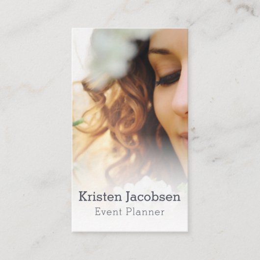 イベントプランナー女性事業 名刺 (正面)