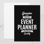 イベントプランナー役職ギフト 招待状 (正面/裏面)