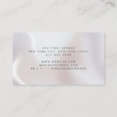 イベントプランナー虹彩色パールきらめく 名刺 (裏面)