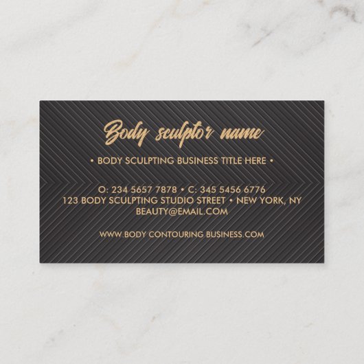 イベントプランナー贅沢 名刺 (裏面)