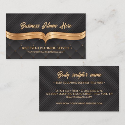 イベントプランナー贅沢 名刺 (正面/裏面)