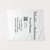 イベントプランナー追加名Q Rコード詳細webサイトem タペストリー (正面(横))