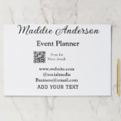 イベントプランナー追加名Q Rコード詳細webサイトem ペーパーパッド (インサイチュ)