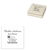 イベントプランナー追加名Q Rコード詳細webサイトem ラバースタンプ (押印)