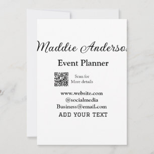 イベントプランナー追加名Q Rコード詳細webサイトem 招待状